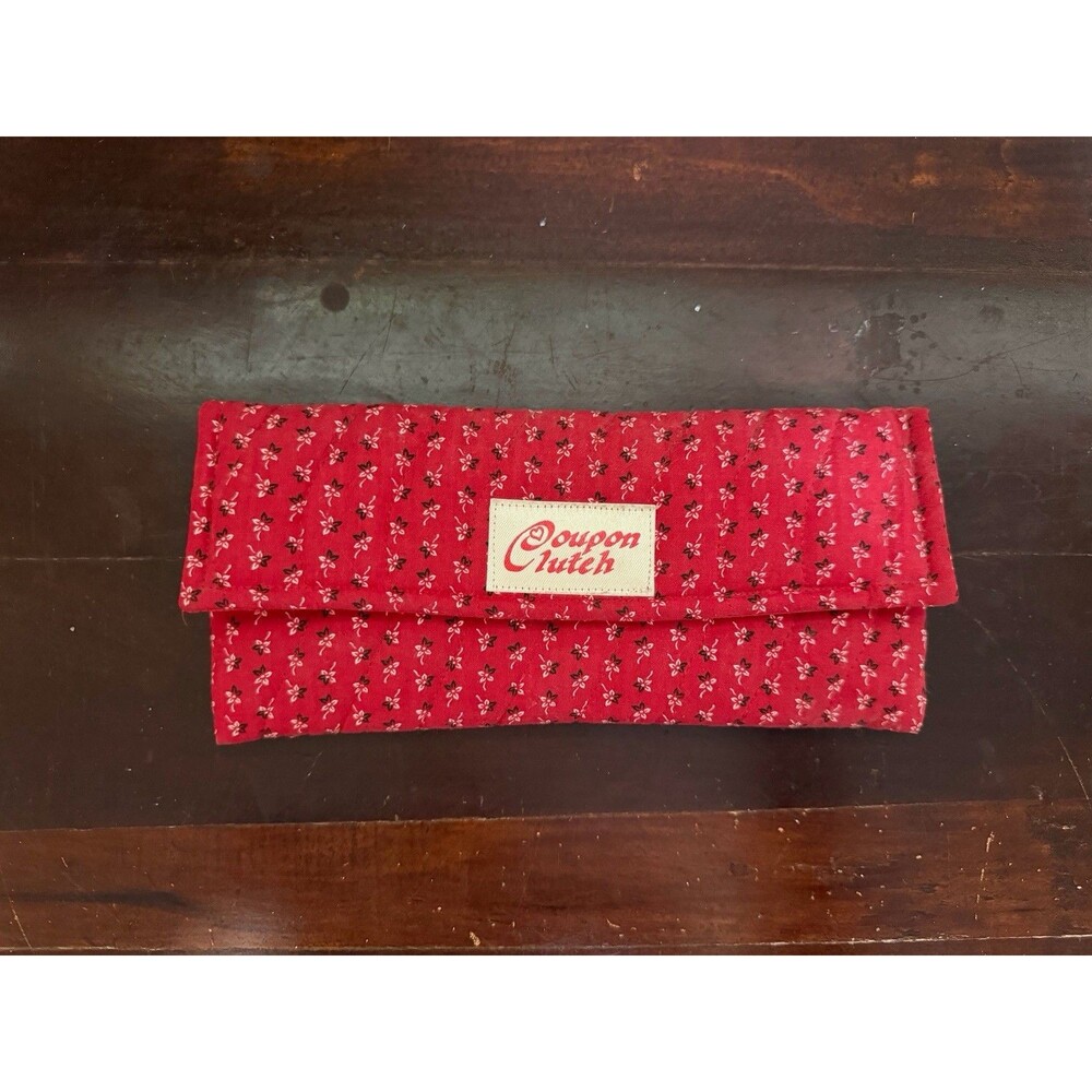 Vintage Quilted Coupon Holder Clutch